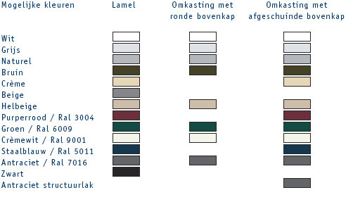 kleurengamma  MN842 & MNLITE 